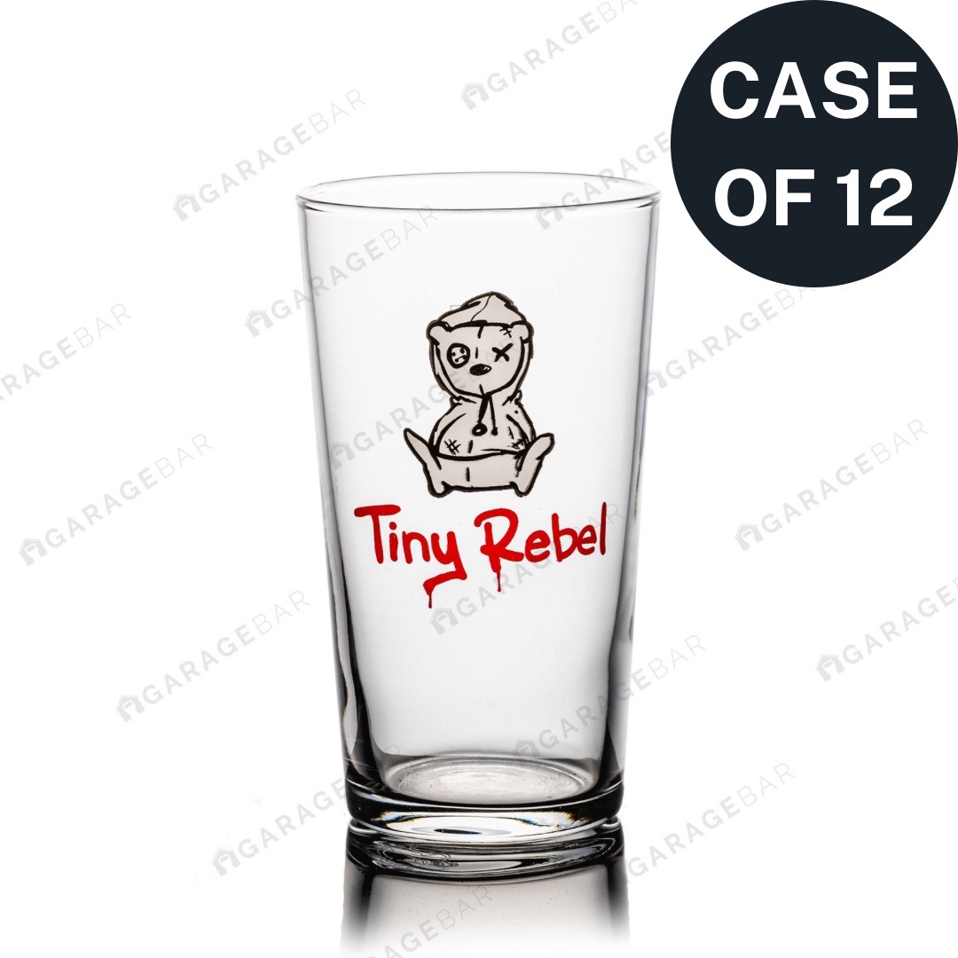 Tiny Rebel Pint Beer Glasses (Case of 12)