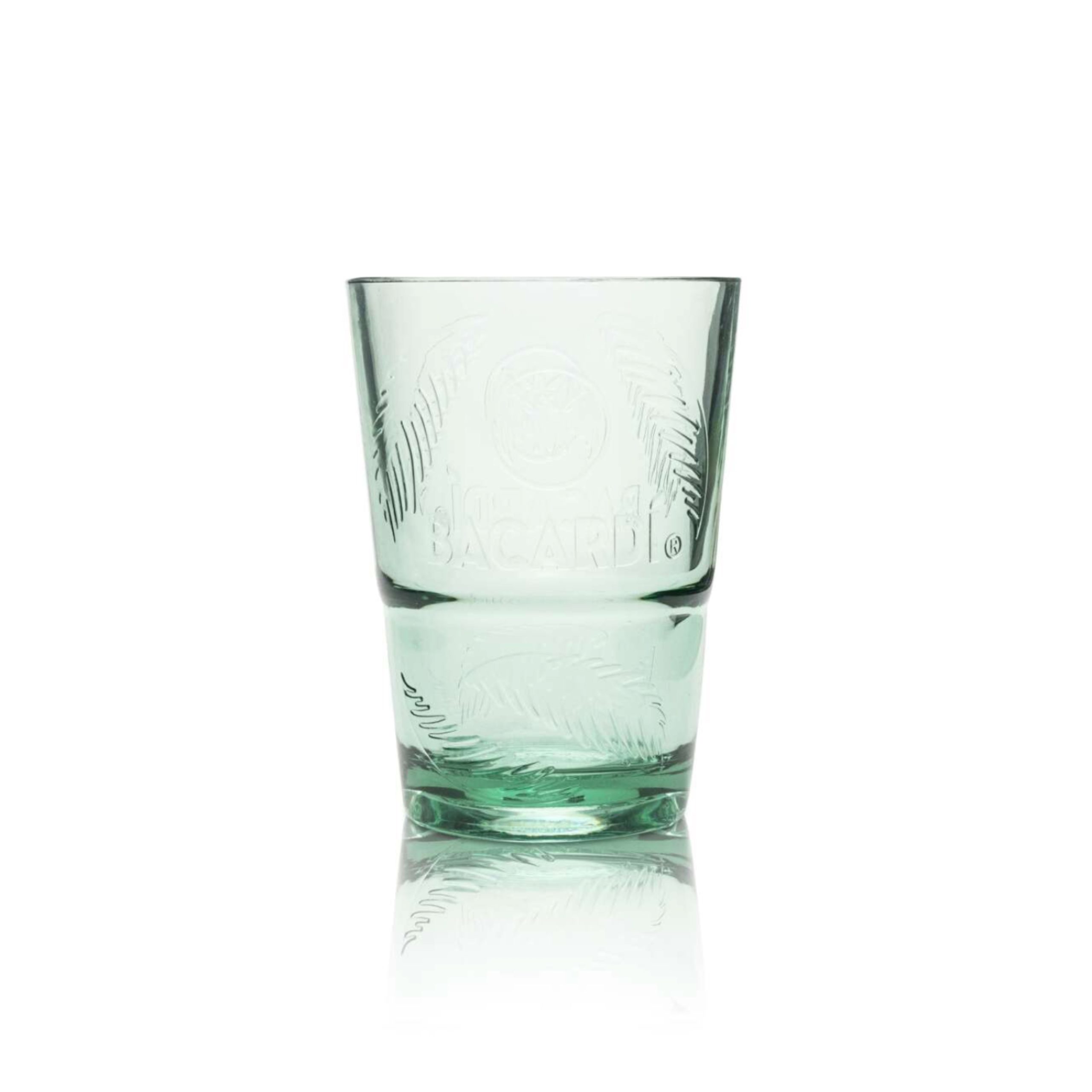 Bacardi Green Tumbler Glass