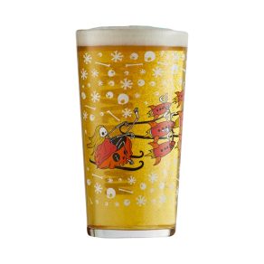 Beavertown Pint Christmas Beer Glass