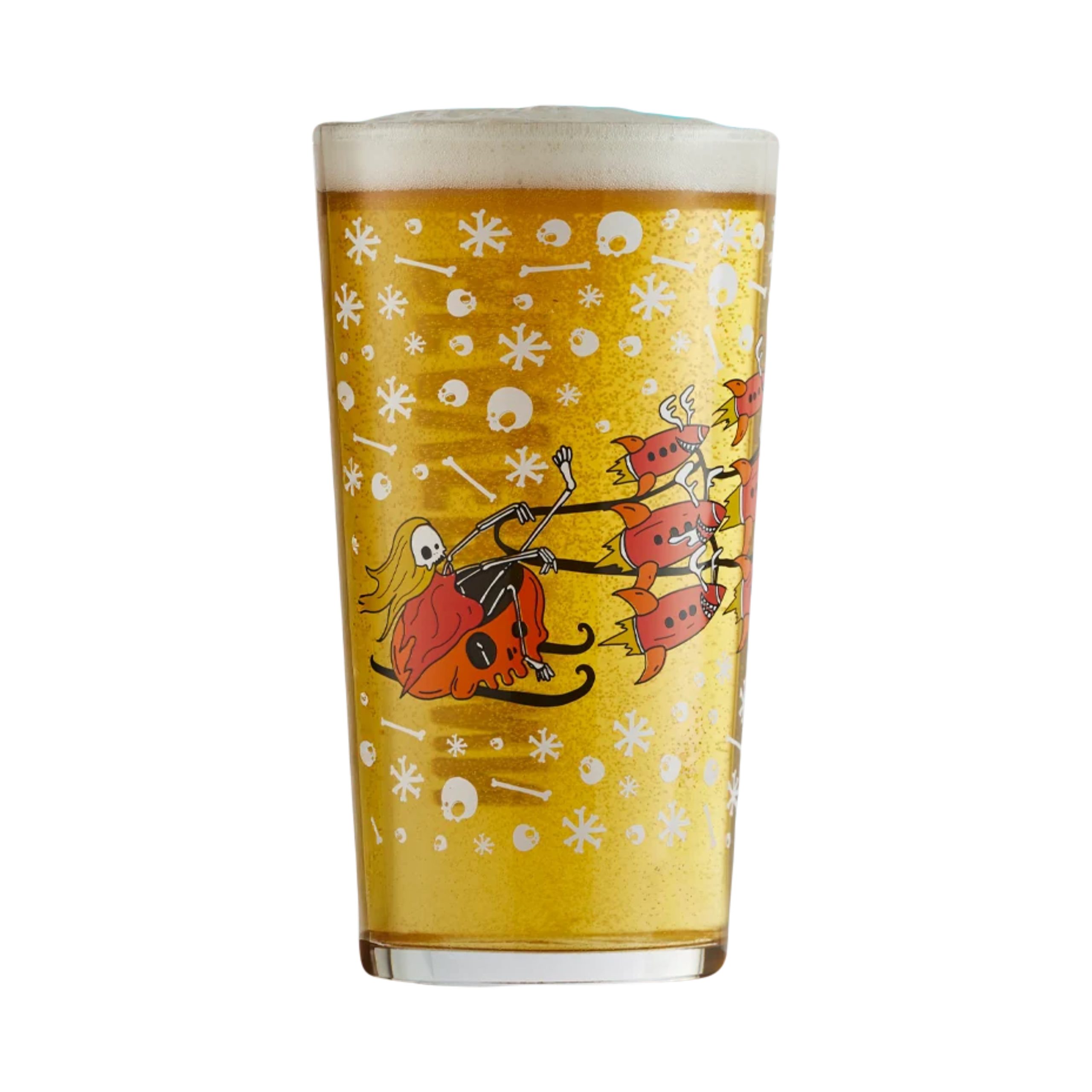 Beavertown Pint Christmas Beer Glass
