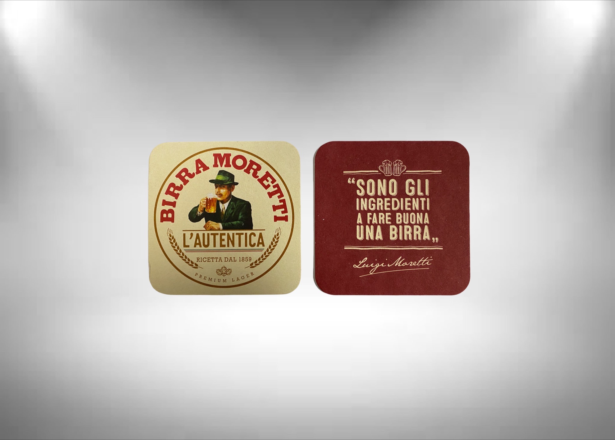 Birra Moretti Beer Mats