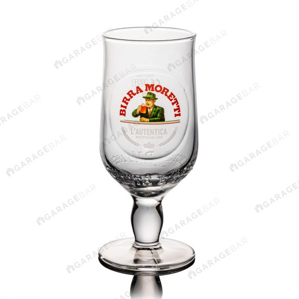 Birra Moretti Half Pint Beer Glass