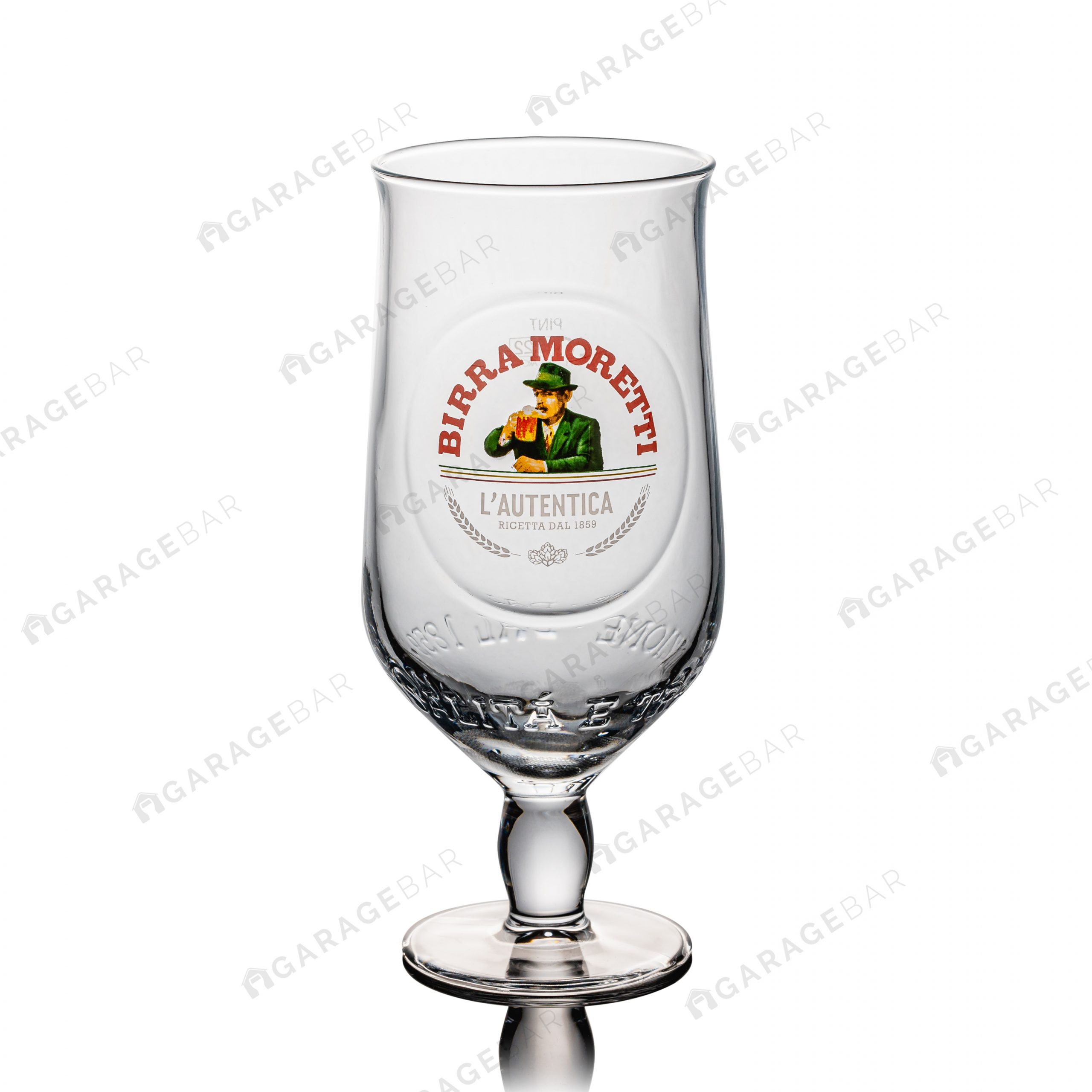 Birra Moretti Pint Beer Glass