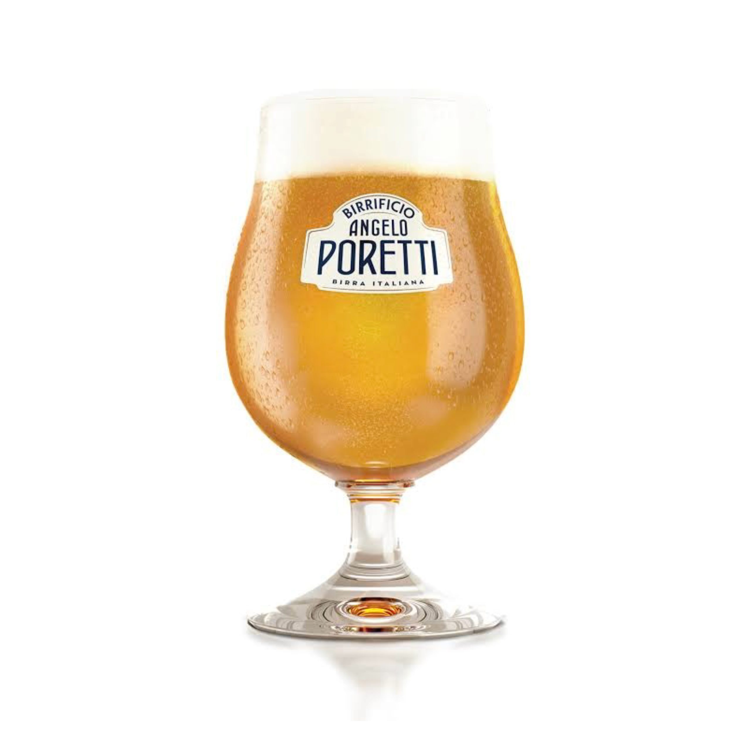 Birra Poretti Beer Glass