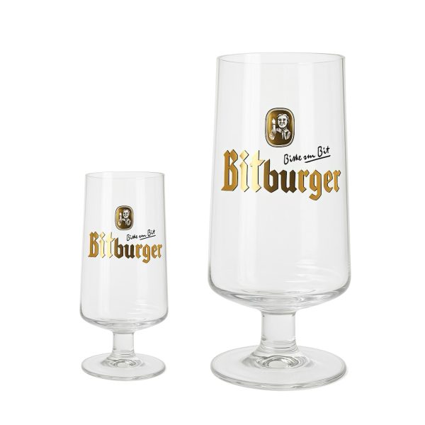 Bitburger 2L Chalice Beer Glass