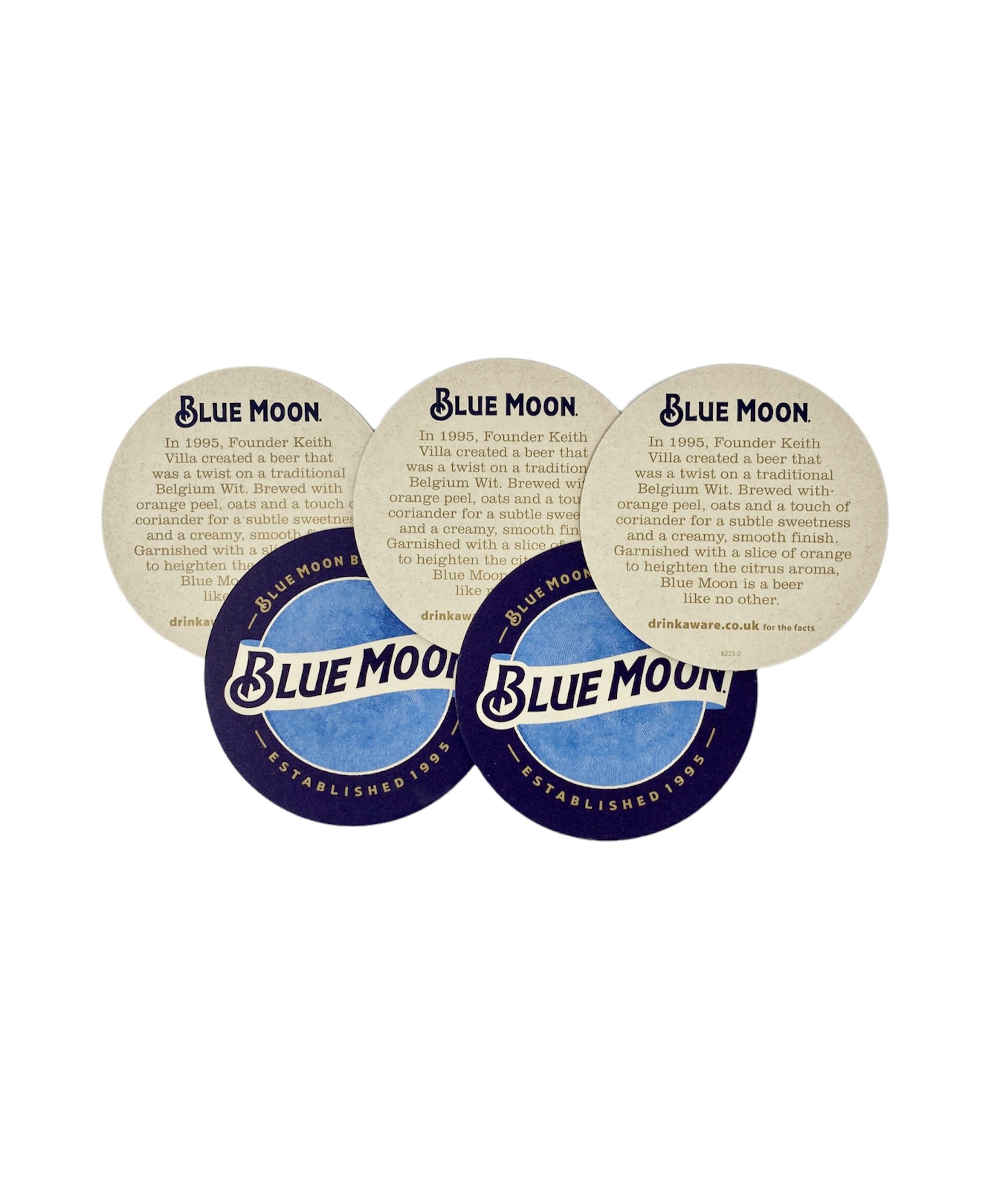 Blue Moon Beer Drip Mats