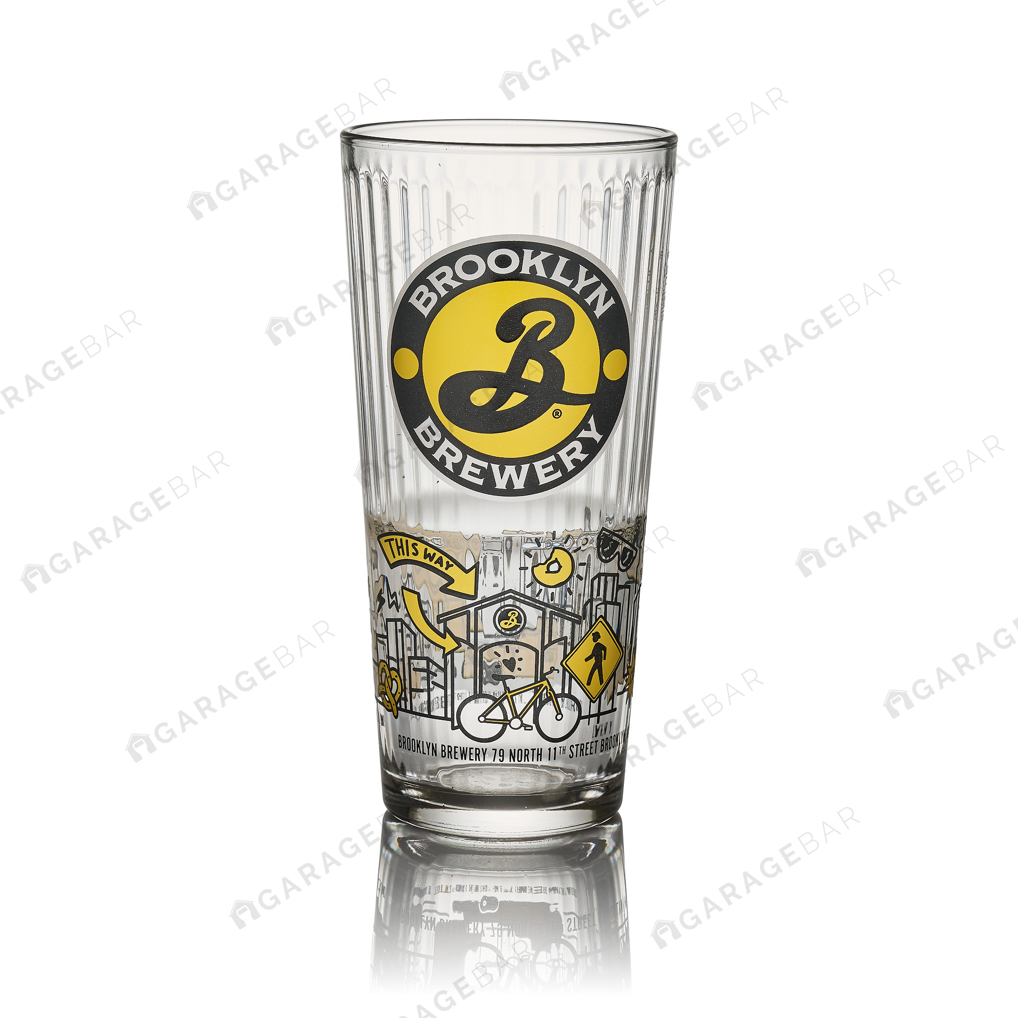 Brooklyn Brewery Pint Beer Glass