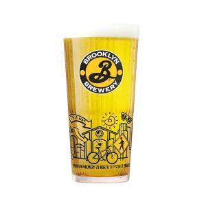 Brooklyn Brewery Pint Beer Glass
