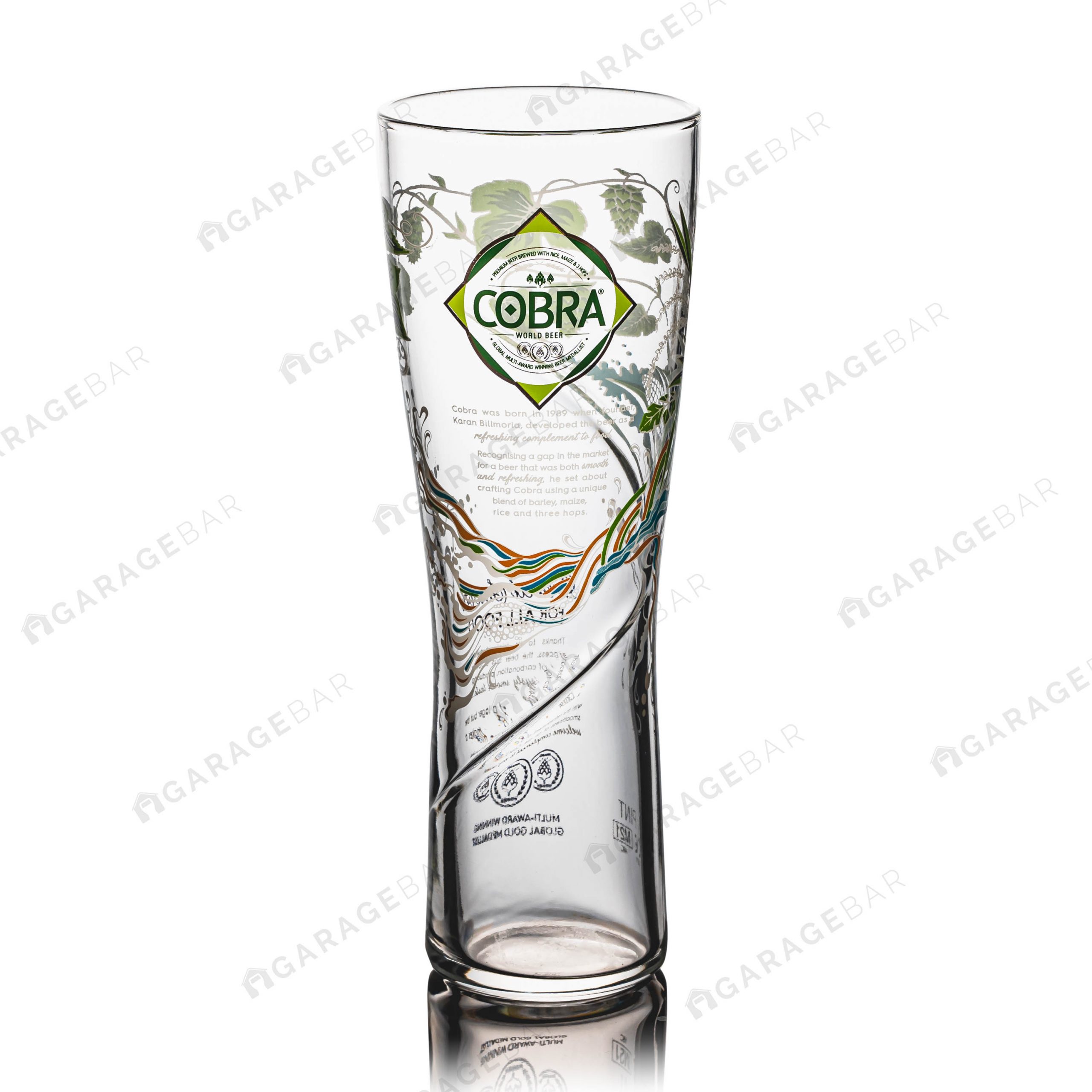 Cobra Pint Beer Glass