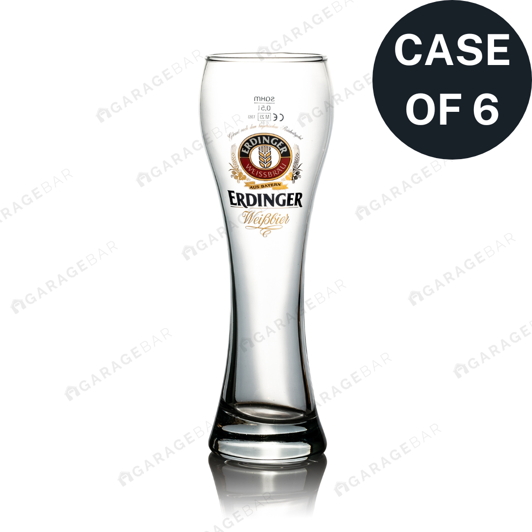 Erdinger Pint Beer Glass (Set 0f 6)