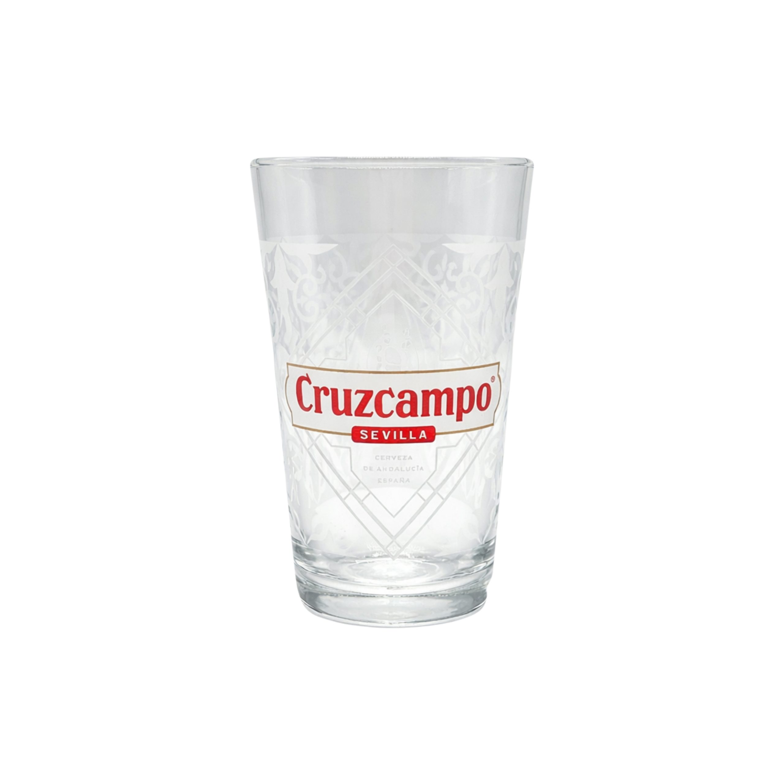 Cruzcampo Half Pint Beer Glass