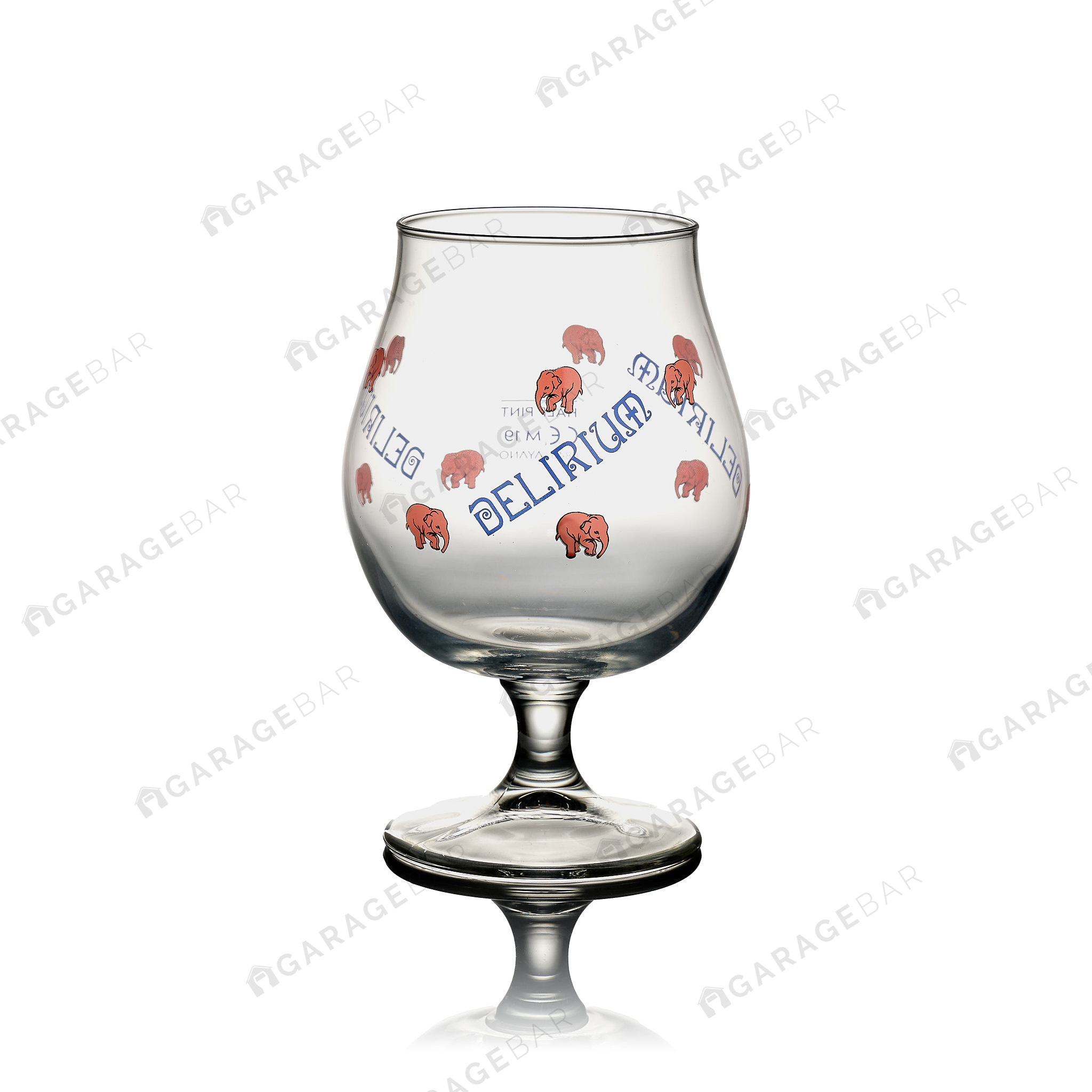 Delirium Half Pint Goblet Beer Glass