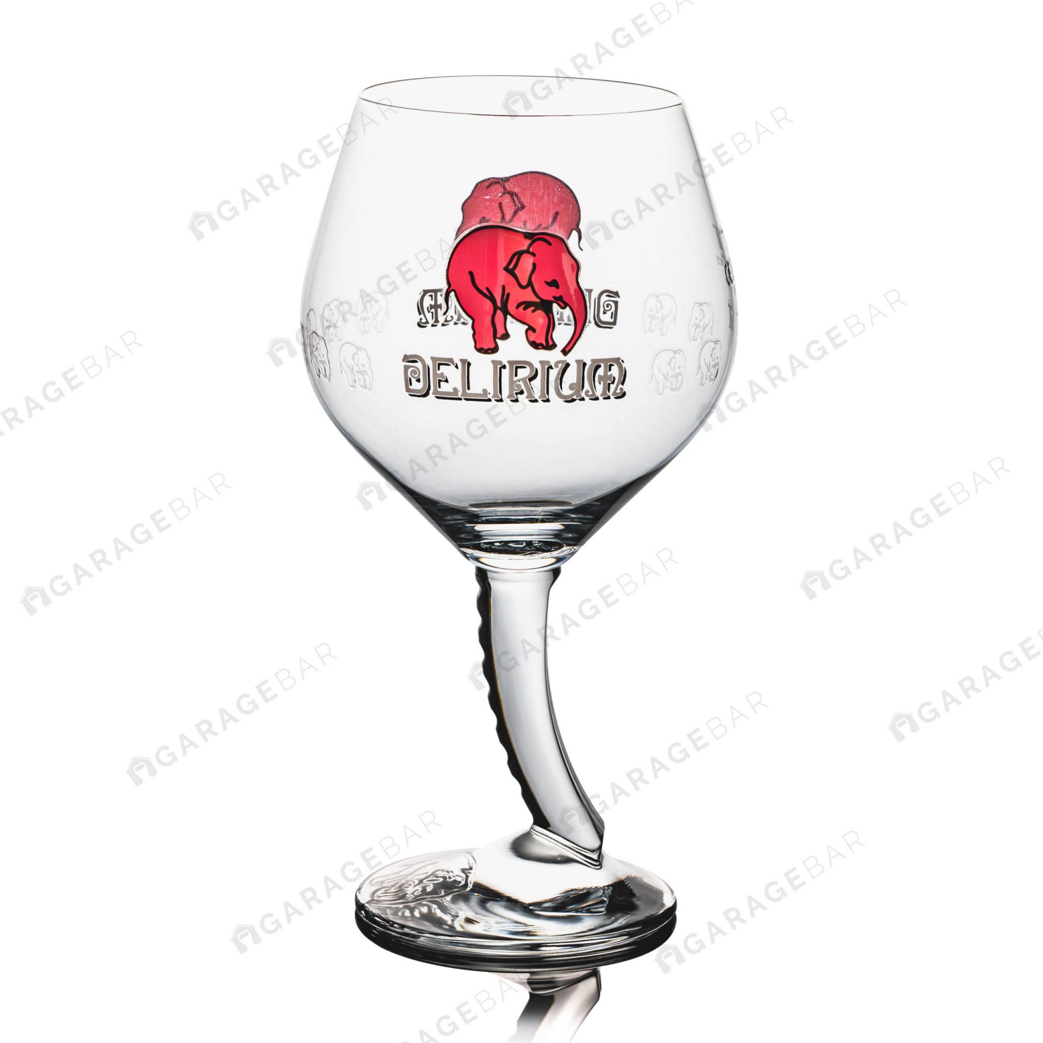Delirium Tremens Chalice Beer Glass Half Pint/50cl GarageBar Limited
