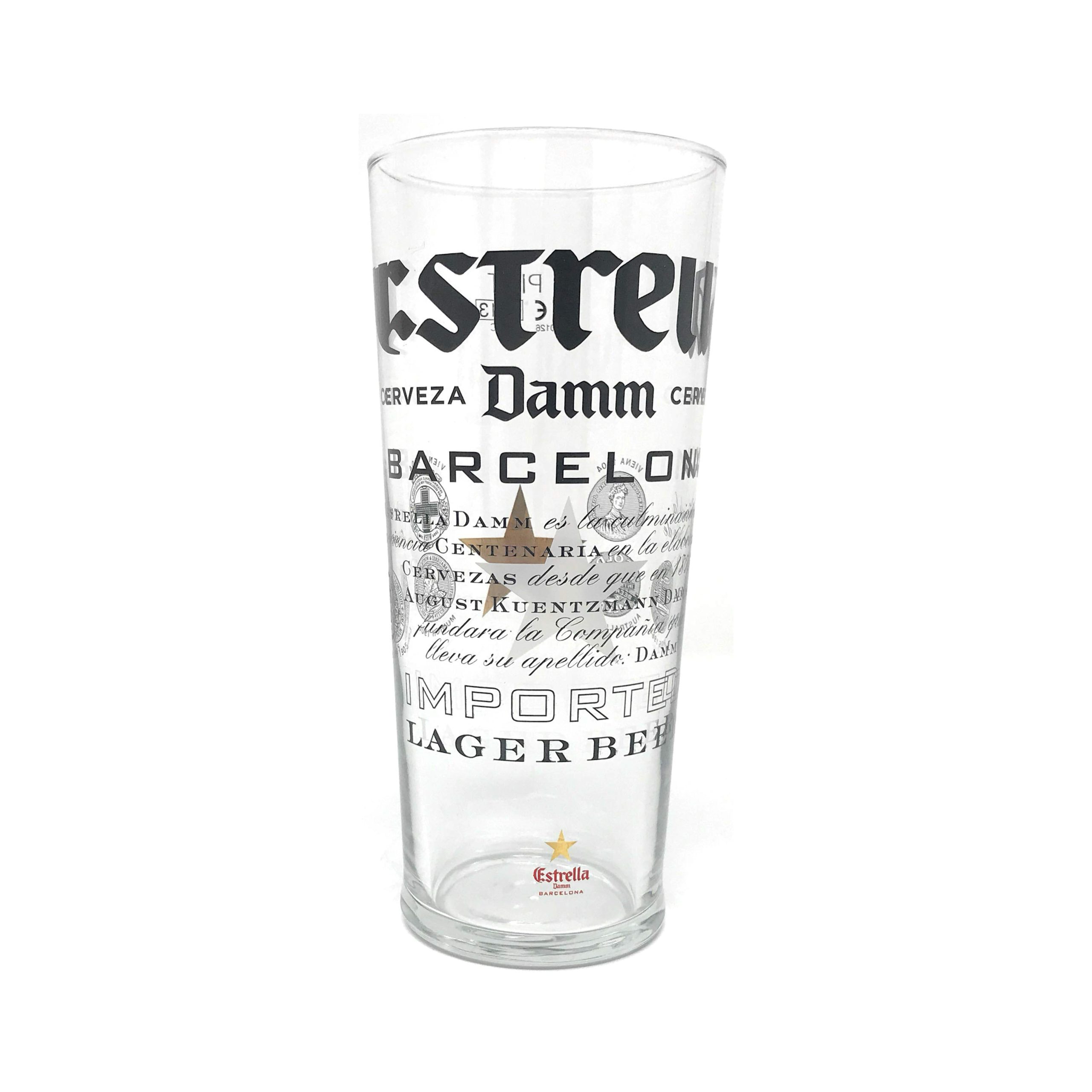 Estrella Damn Pint Beer Glass