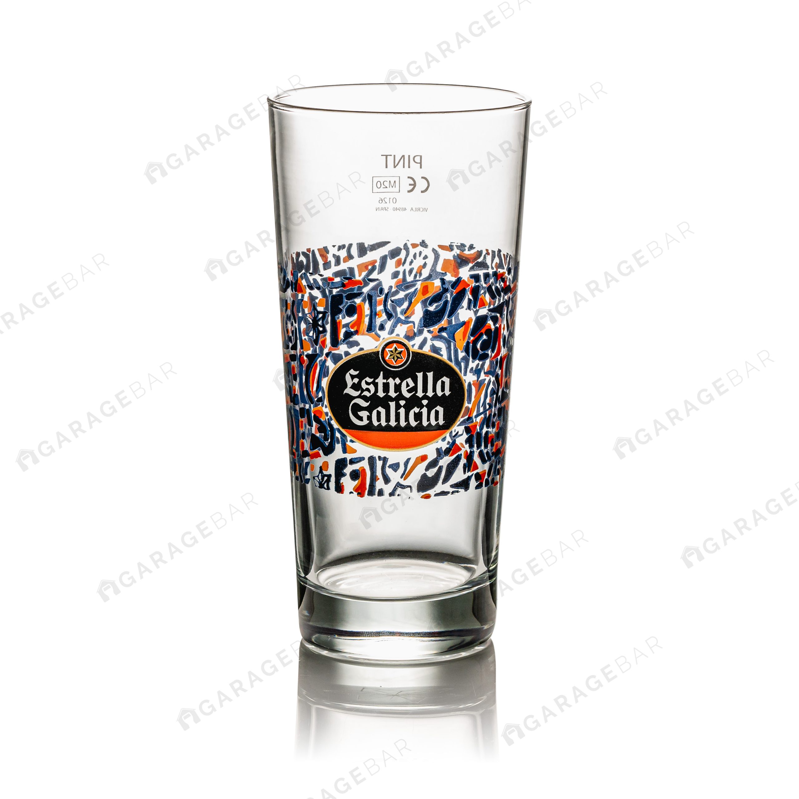 Estrella Galicia Beer Glass