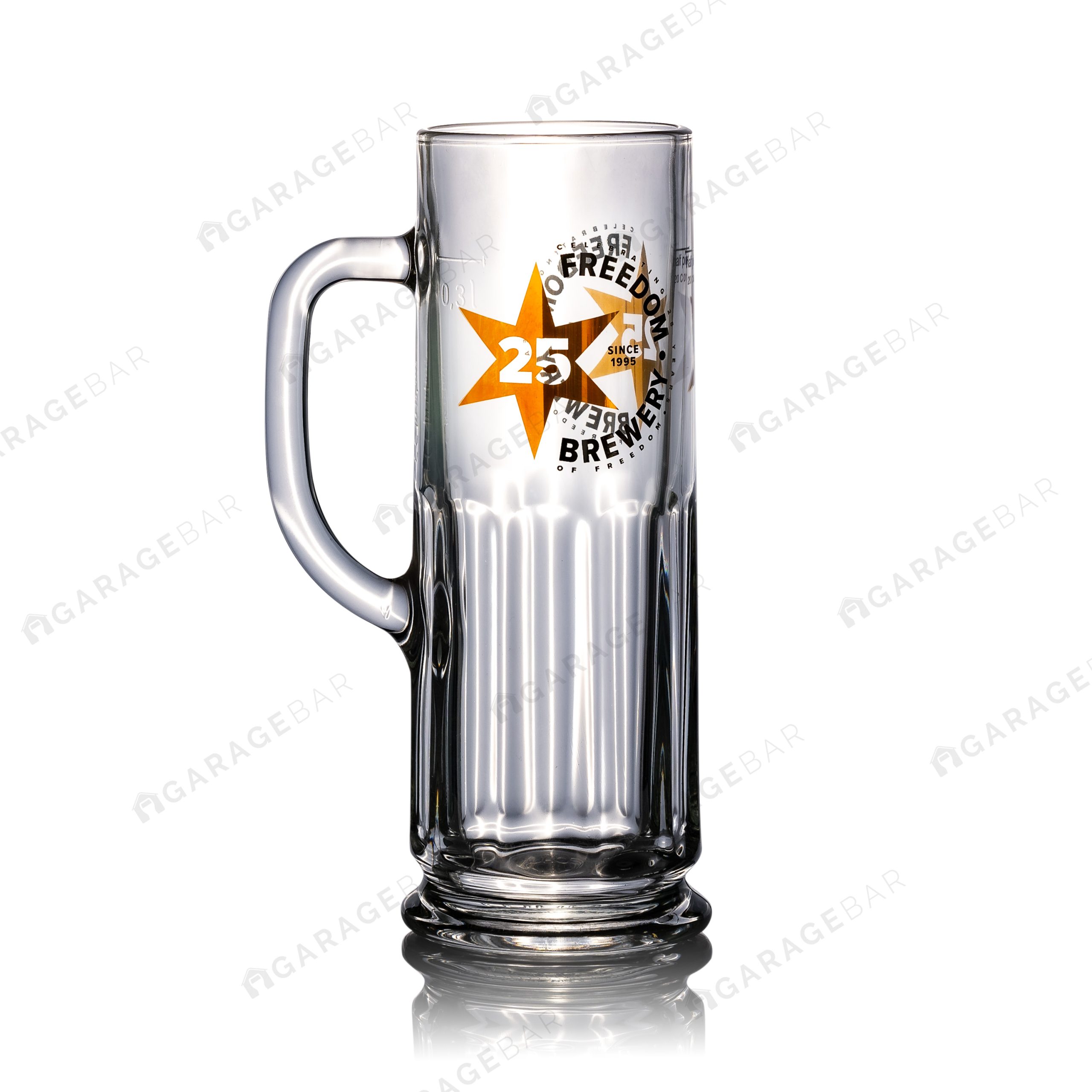Freedom Brewery 25th Anniversary Beer Glass