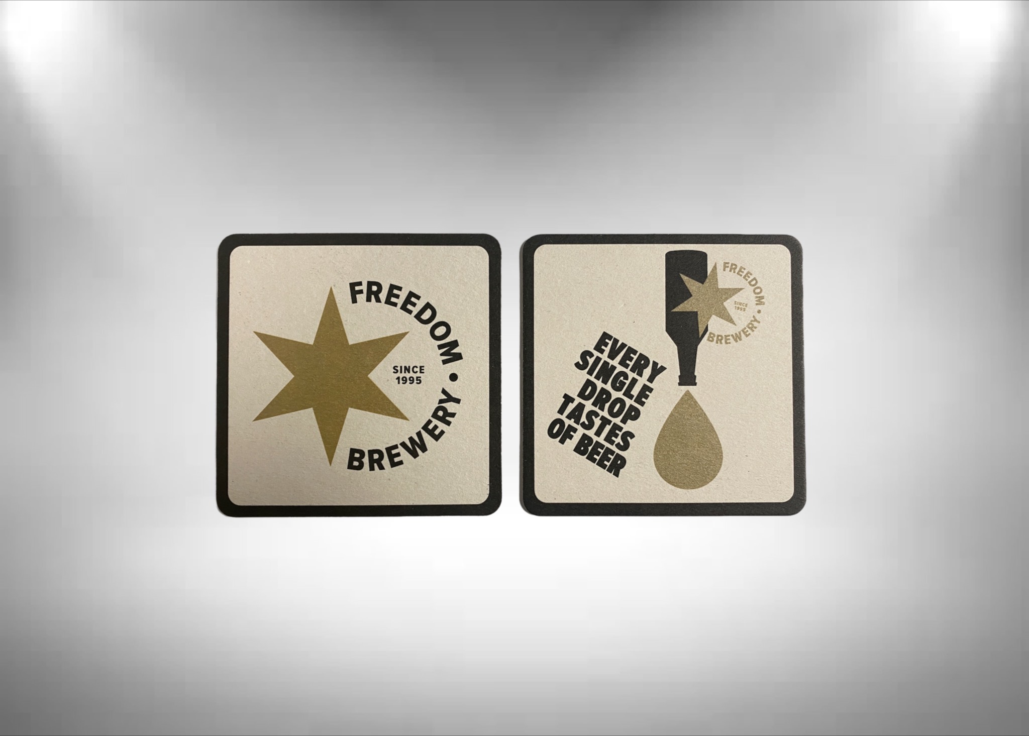 Freedom Brewery Beer Mats