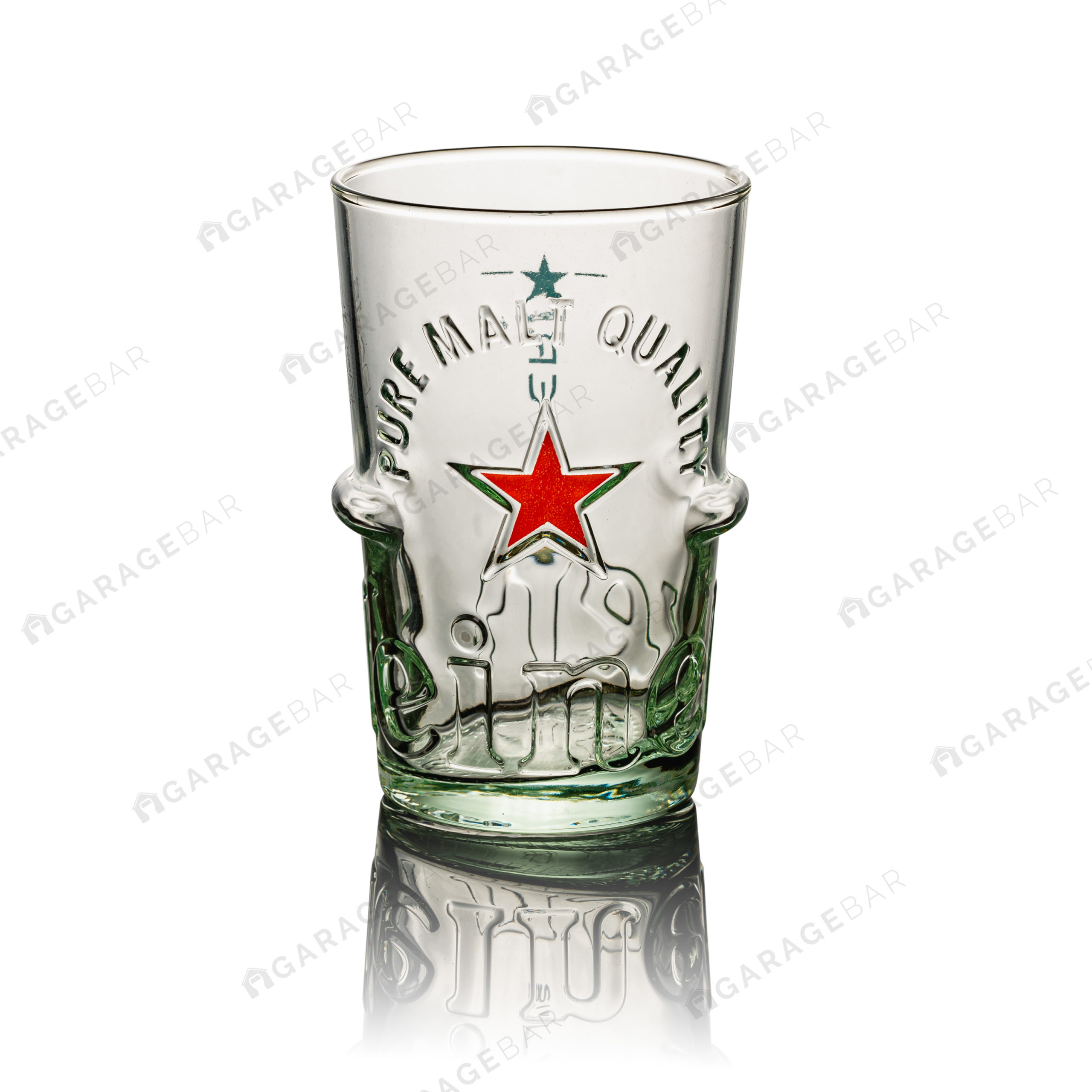 Heineken Silver Half Pint Beer Glass