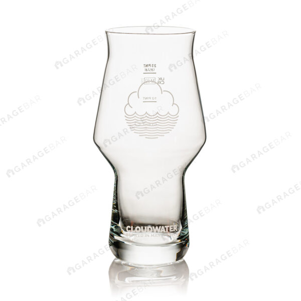 Cloudwater Craft Master Beer Glass (White Logo)