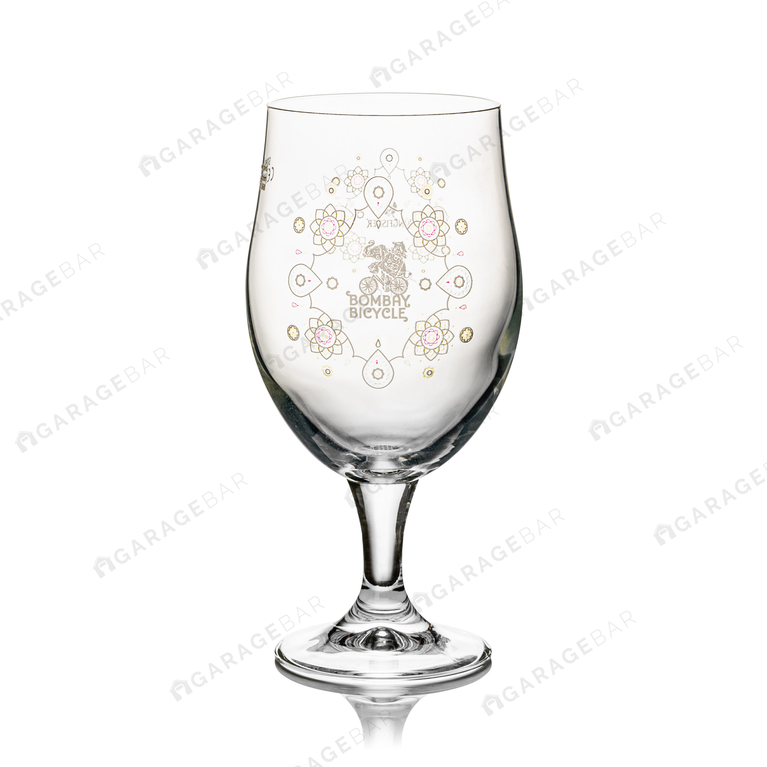 Bombay Bicycle Beer Glass