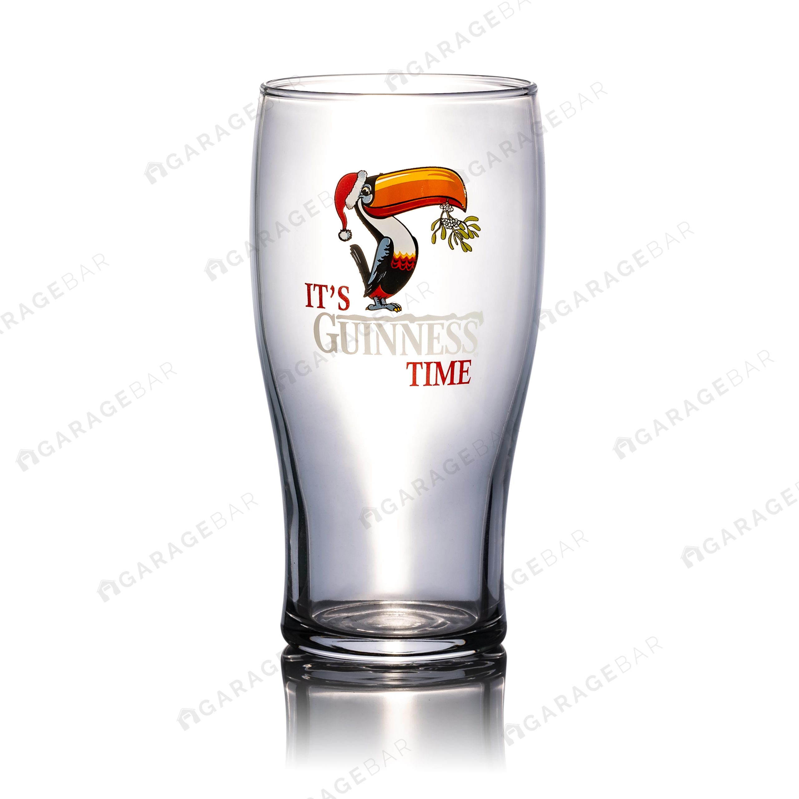 Guinness Christmas Toucan Beer Glass