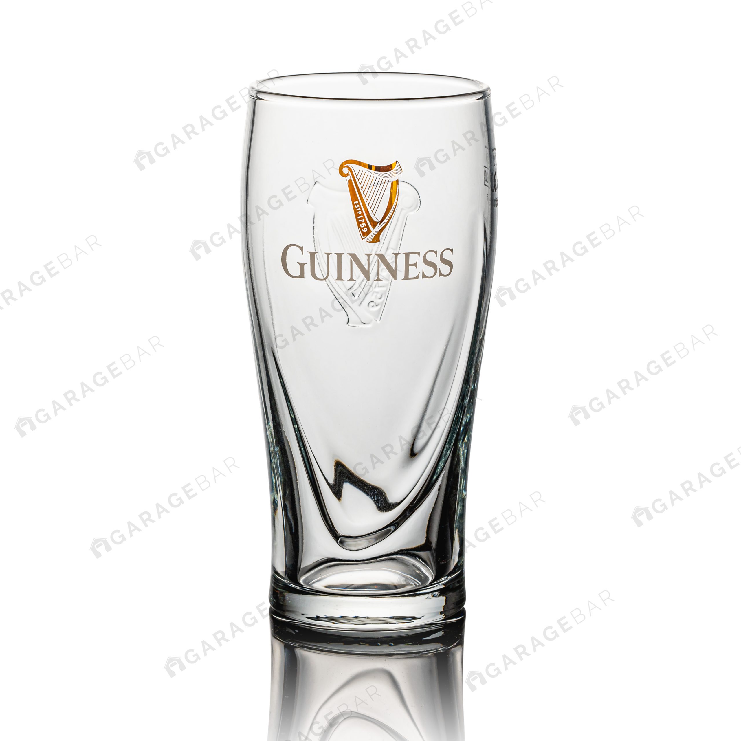 Guinness Harp Half Pint Beer Glass