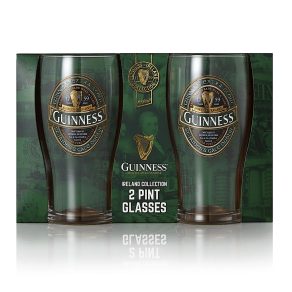 Guinness Ireland Beer Glass (2 Pack)