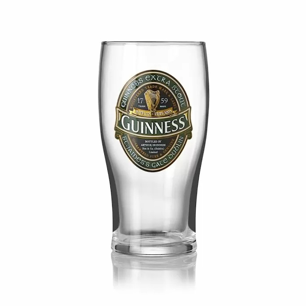 Guinness Toucan Christmas Pint Glass