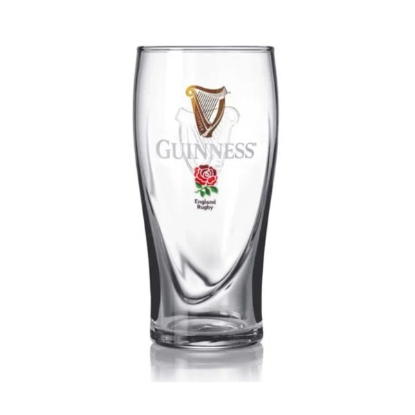 Guinness Six Nations England Glass