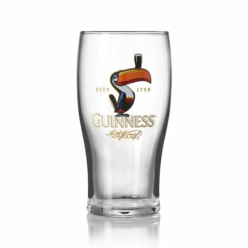 Guinness Toucan Beer Glass