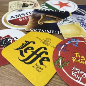 Beer Drip Mats Header