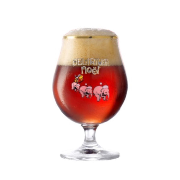 Delirium Noel Beer Glass