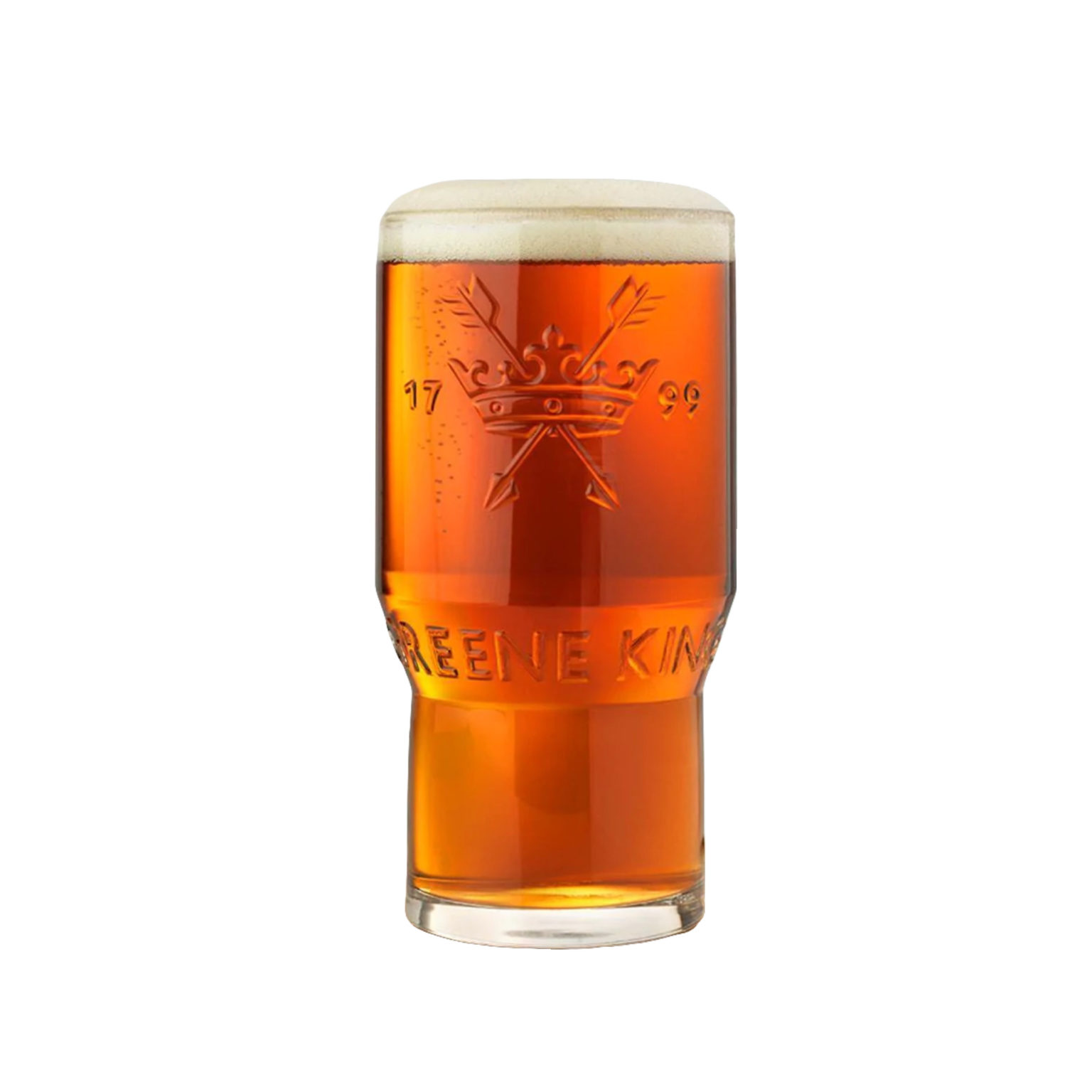 Greene King Beer Glass Pint/20oz GarageBar Limited