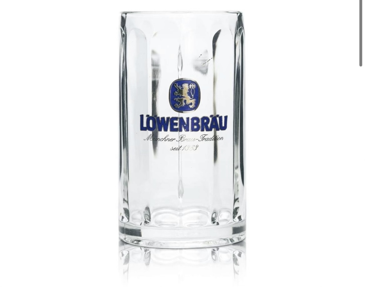 Lowenbrau Tankard Beer Glass