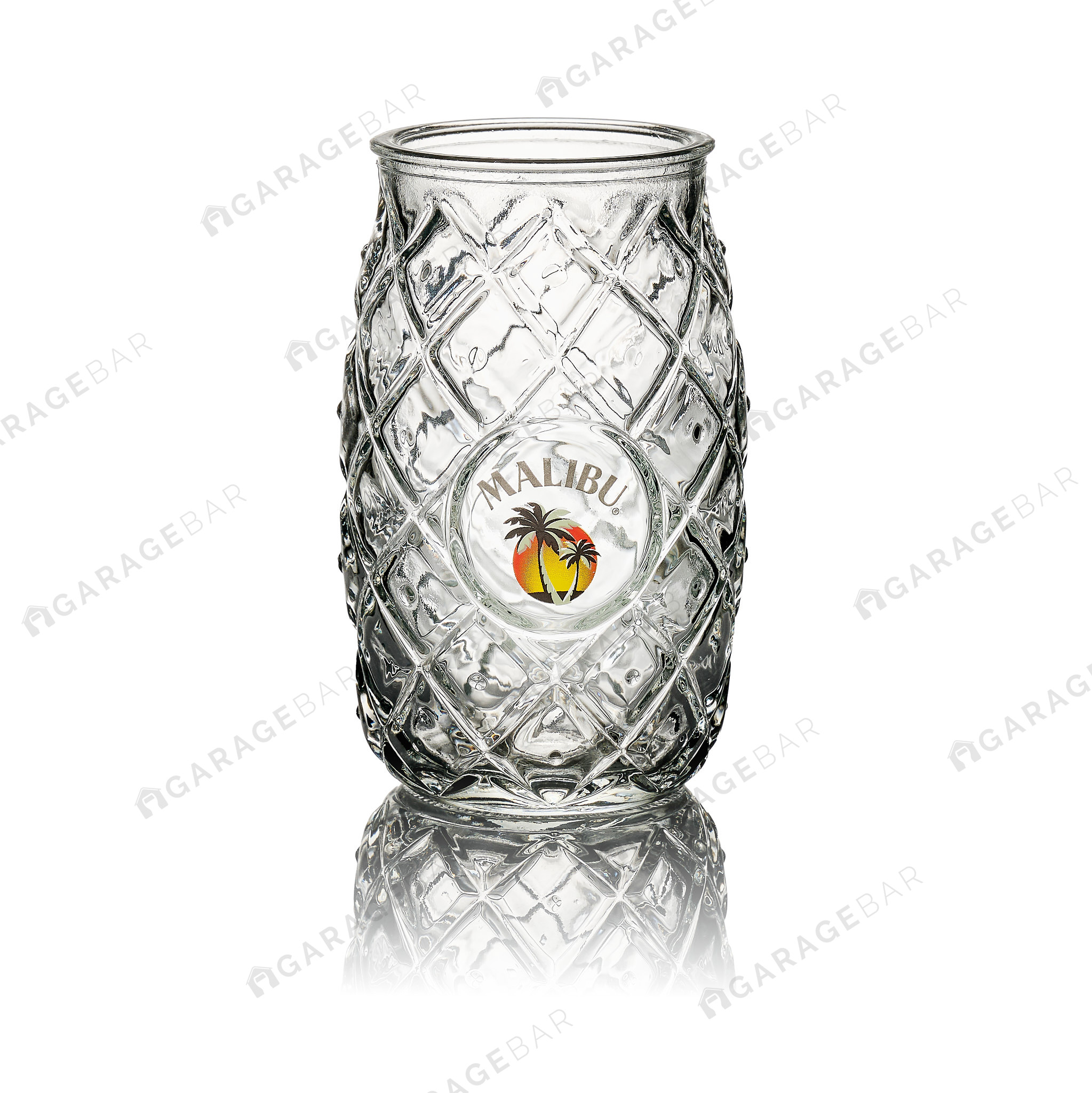 Malibu Pineapple Glass