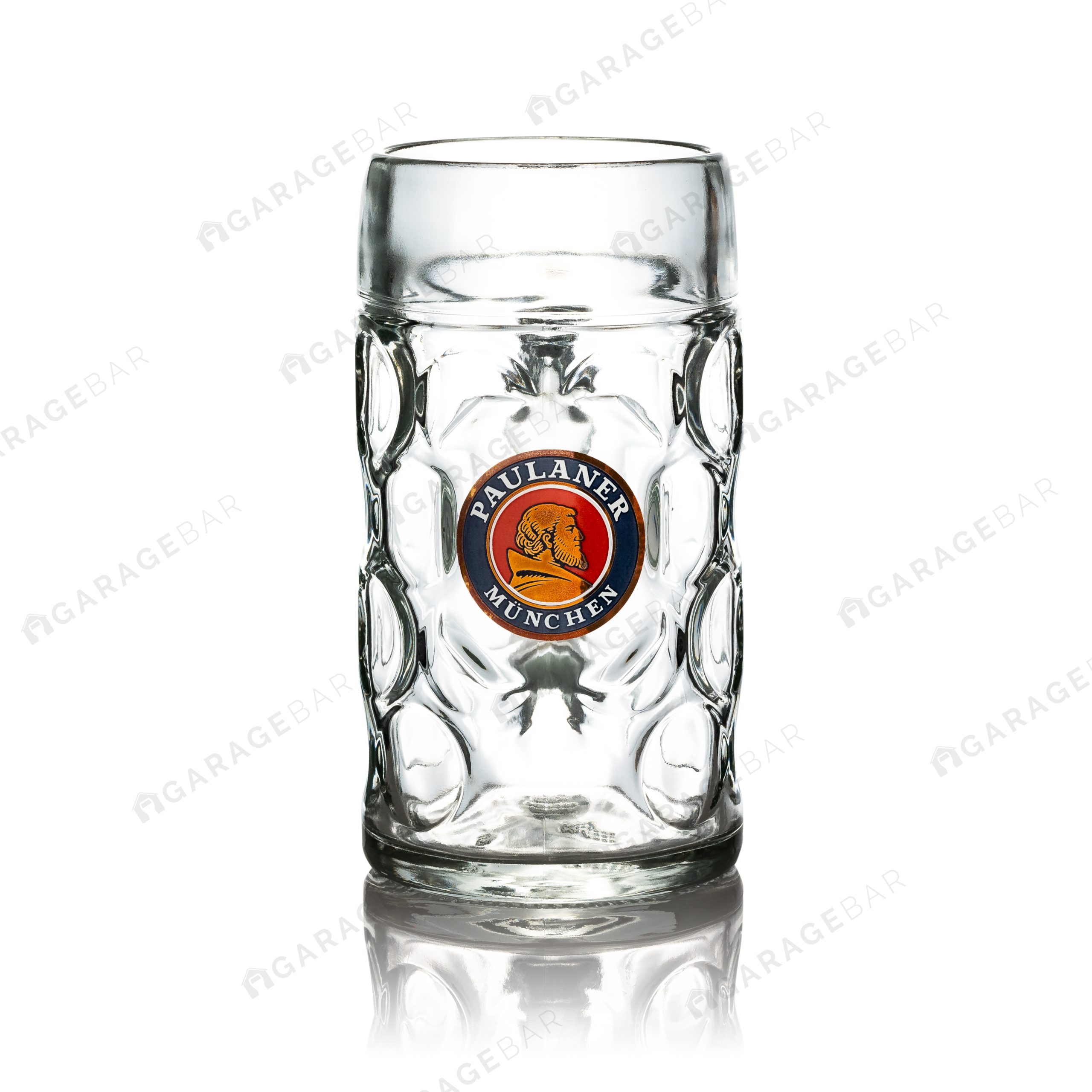 Paulaner 1l Stein Beer Glass