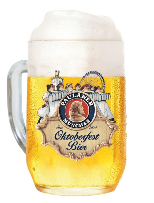 Paulaner Oktoberfest Tankard Beer Glass