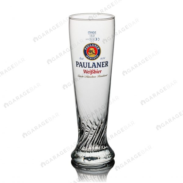 Paulaner Tall Pint Beer Glass