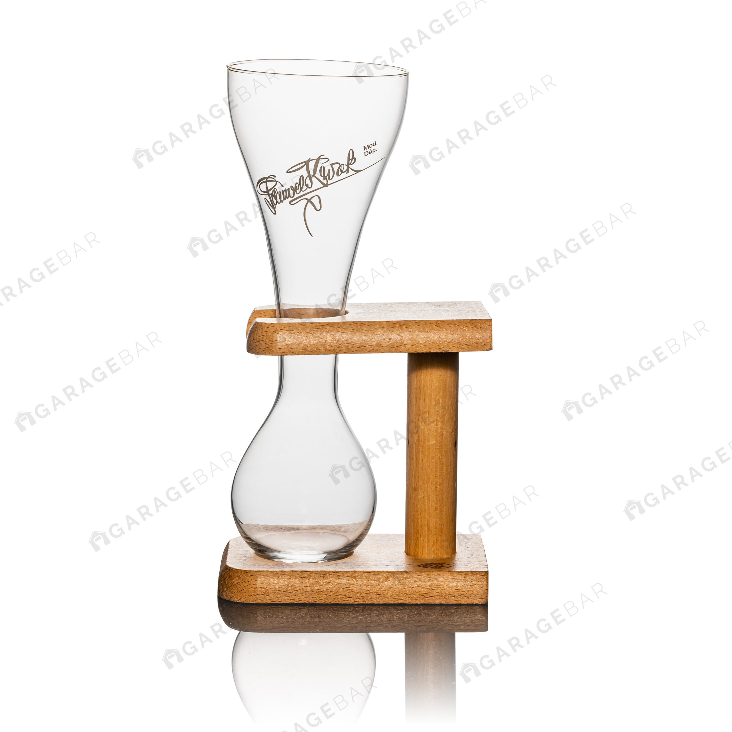 Pauwel Kwak 33cl Beer Glass with Wooden Stand
