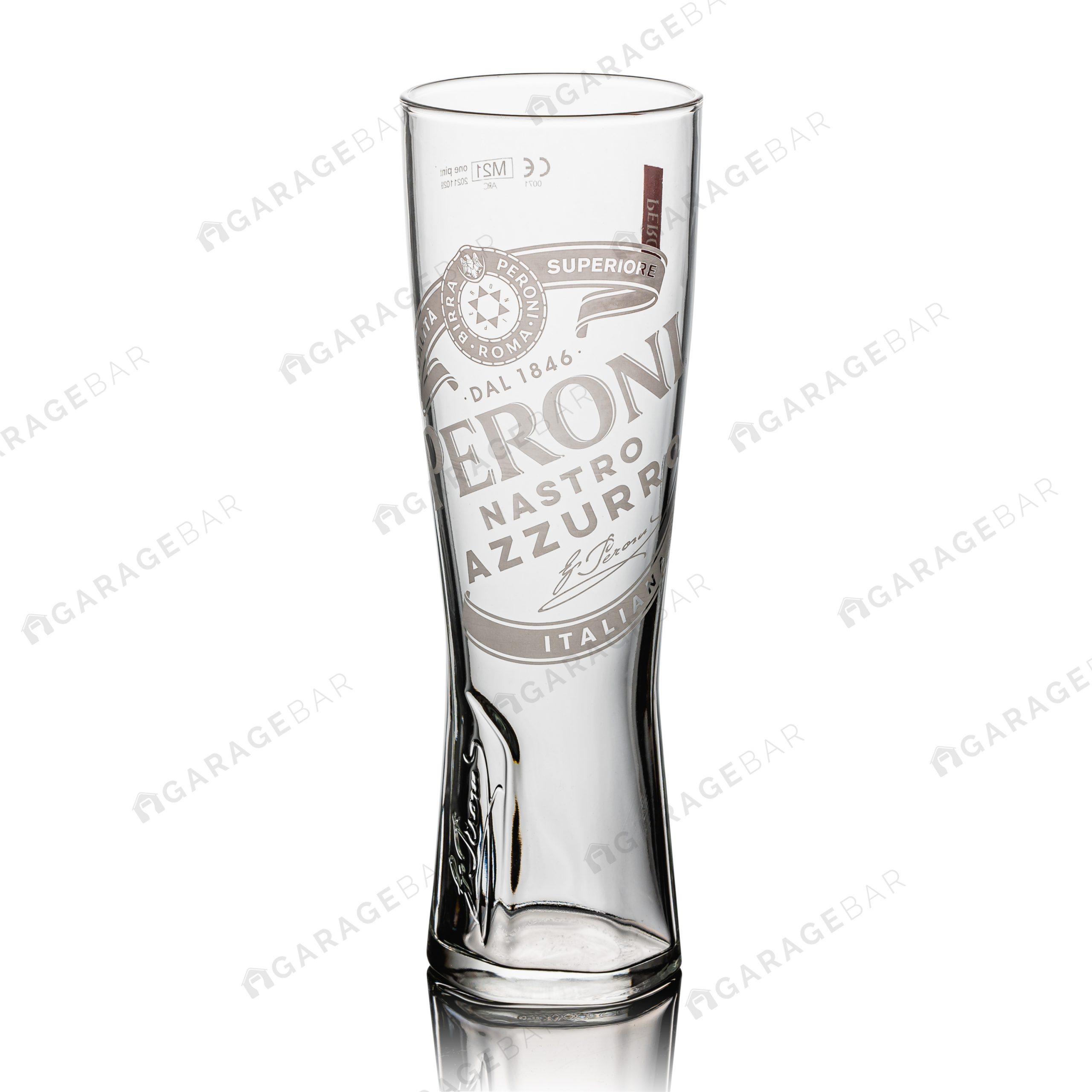 Peroni Pint Beer Glass