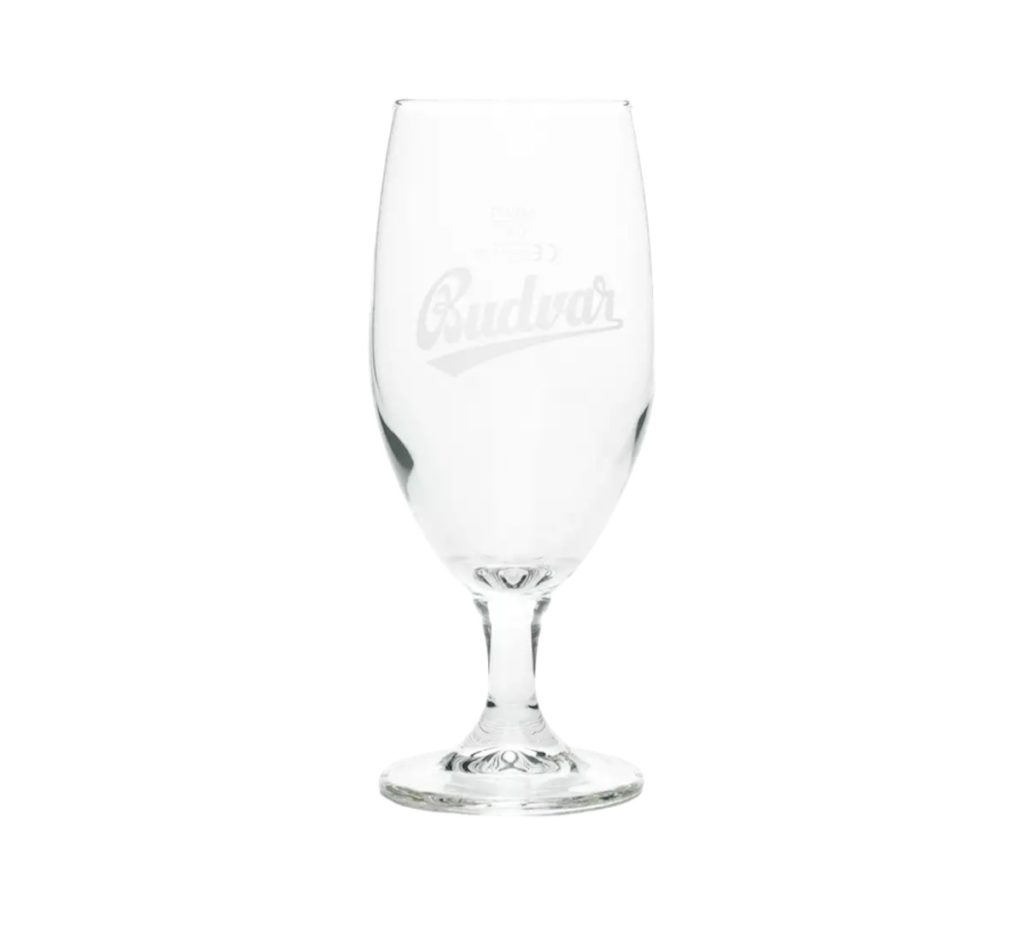 Budweiser Budvar Stemmed Beer Glass Half Pint/30cl GarageBar Limited