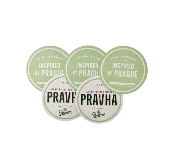 Pravha Beer Drip Mats