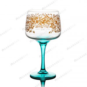 Silent Pool Teal Copa Gin Glass