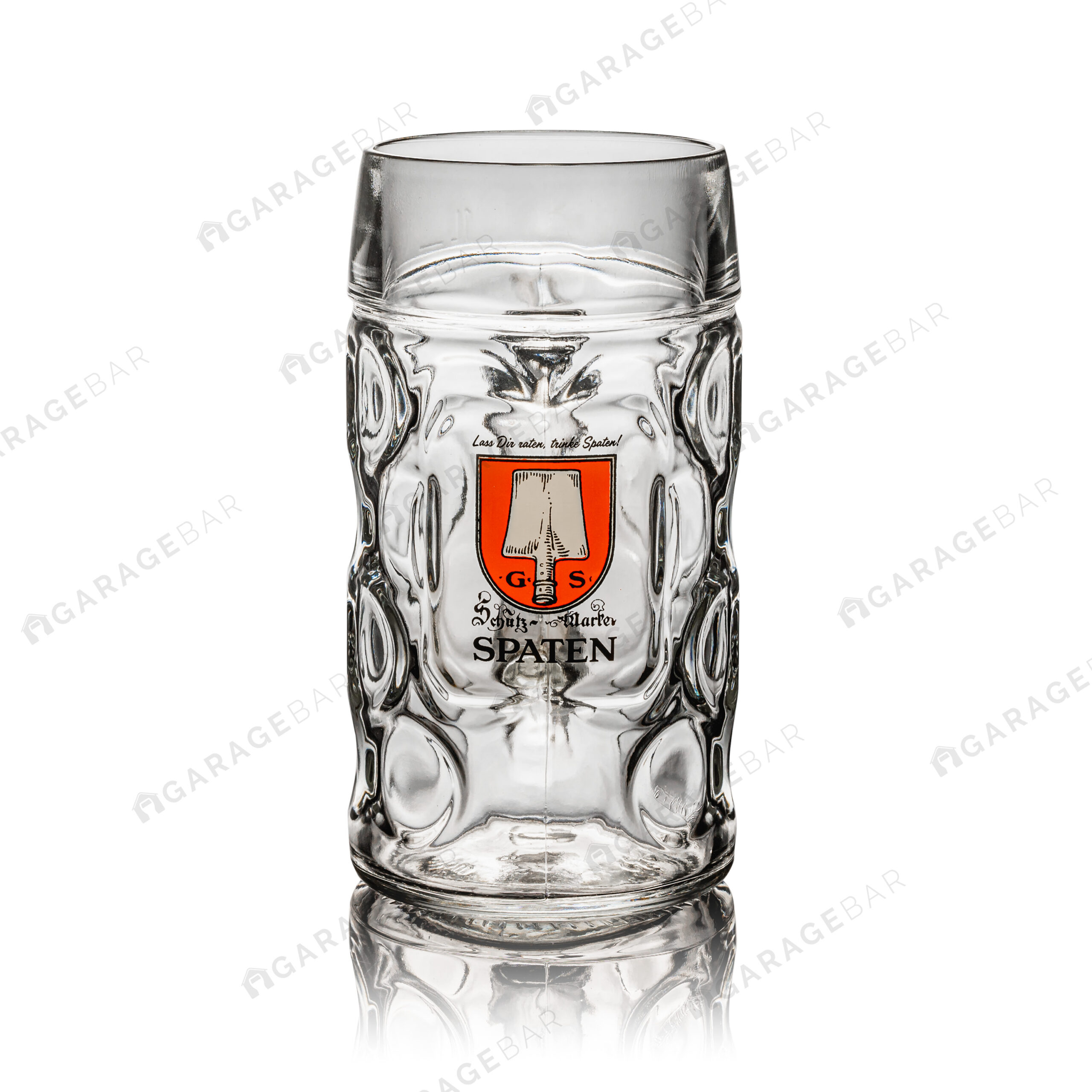 Spaten 1L Stein Beer Glass