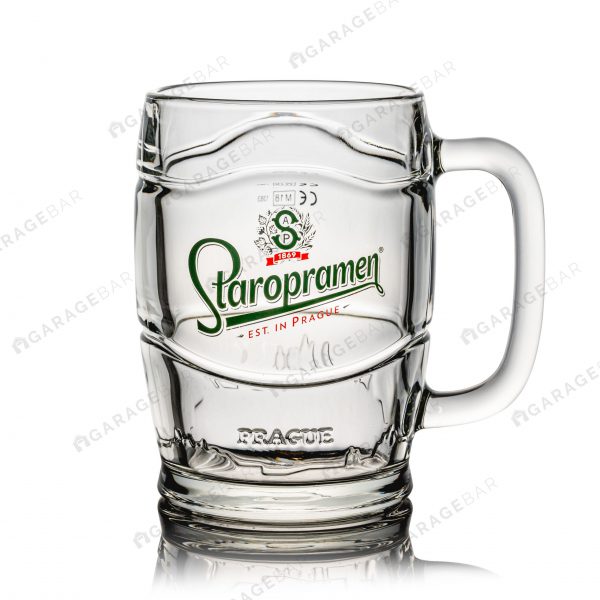 Staropramen 0,5l (Green) Tankard Beer Glass