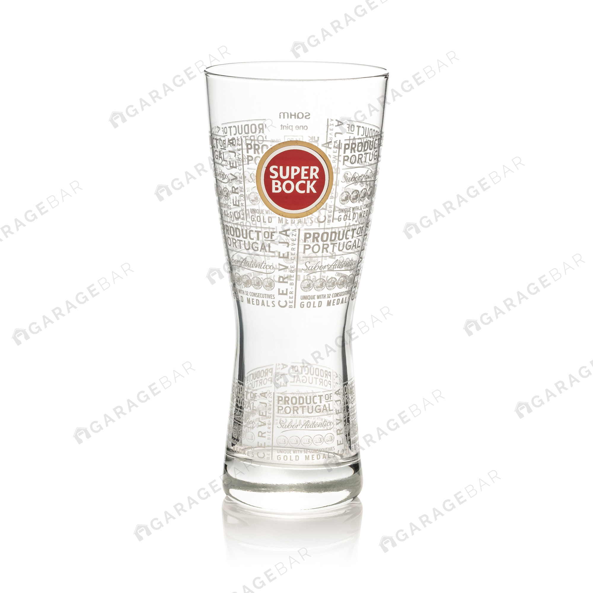 Super Bock Beer Glass
