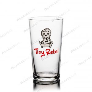 Tiny Rebel Pint Beer Glass